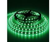 SUPERNIGHT 16.4ft 5050 SMD Green Color Light Strip 300 LED Flexible 5M Black PCB Lamp IP65 Waterproof 60LEDs M Indoor Outdoor Decorate