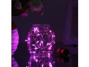 SuperNight® Holiday Party 7ft 2m 20 LEDs Copper Wire LED Light 3 AA Battery Powered Fairy String Lights Color Pink