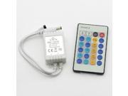 SUPERNIGHT 24 Key IR Remote Controller Dimmer For Single Color 3528 5050 LED Strip Light Lamp