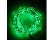 SUPERNIGHT 33ft 100 LED Copper Wire 10M Green Light String Chirstmas trees Shape Flexible Foldable Lamp LED DC 12V Fairy Starry