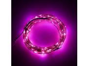 SUPERNIGHT 10M LED Light String Pink 207LEDs on 33ft Silver String Wire Waterproof Lamp DC 12V for Festival Holiday Indoor Outdoor