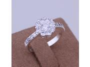 Hot Sale 925 Silver Jewelry Fashion exquisite Multi Styles Finger Rings flower With diamond Rings