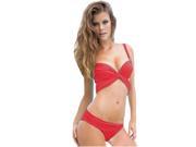 New style fashion sexy red hanging neck bikini beach swimwear suit