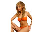 Hot Summer orange Sexy Woman s UK Style No steel bracket Bikini Swimsuit