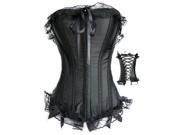 New style fashion Elegant Women s Body Beauty Corset Sexy Strapless Princess Style Corset Black