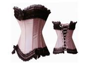 New style fashion hot women s boby beauty corset sexy palace style strapless pink corset
