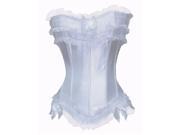 Hot sale Noble Elegant Princess Style Corset Women s Sexy Strapless Corset With Lace White