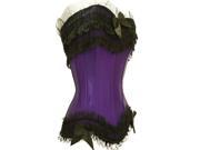 New Style fashion Women s Elegant Body Shaper Corset Princess Style Lace Corset Purple