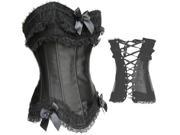 Fashion Elegant Jacquard Weave Women s Wedding Dress Corset Sexy Strapless Corset Black