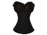 New Popular With Women Body Shaper Corset Sexy Strapless Palace Style Corset Black