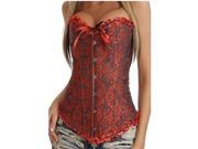 Hot sale Exquisite Strapless Bride Wedding Dress Corset Palace Style Corsets Black Red