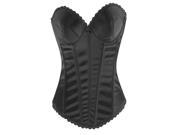 Hot Women s Body Beauty Corset European Palace Style Corset With Laciness Black