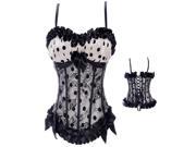 Noble Princess Style Corset Women s Sexy Elegant Body Shaper Sling Corset White