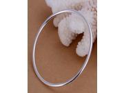Fashion High Quality 925 Silver Bangle Women Bracelet Jewelry High Polished Lap silver bracelet