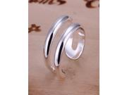 Hot Sale new style 925 Silver Jewelry Fashion Multi Styles Finger Rings New Two line opening ring