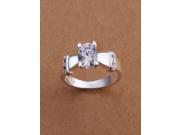 New style elegant elegant Ladies Fashion Rings 925 Silver Multi Rhinestone Dazzling Rings
