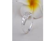 New Design Charming 925 Silver Plated Women s hollow out inlaid stone ring Jewelry Free Shipping