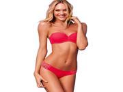 2014 Most Popular Women s Bikini Set Hot Sexy Strapless Red Swimsuit Swimwear