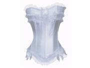 Hot sale Noble Elegant Princess Style Corset Women s Sexy Strapless Corset With Lace White