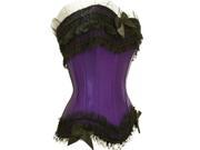 New Style fashion Women s Elegant Body Shaper Corset Princess Style Lace Corset Purple