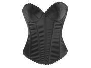 Hot sale fashion Women s Body Beauty Corset European Palace Style Corset With Laciness Black