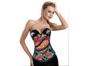 New style Design Women s Waist Cincher Corset Overbust corset Black And Purple Snake