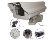 Evertech Housing CCTV Security Surveillance Outdoor Camera and box kit with Heater Blower Weatherproof Heavy Duty Aluminum Brackets Included