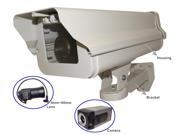 Evertech Housing CCTV Security Surveillance Outdoor Camera and Box kit Weatherproof Heavy Duty Aluminum Brackets Included
