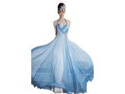 Coniefox Beautiful A Line Long Party Ball Dresses Size S Color Blue
