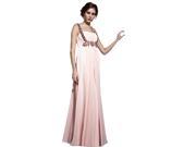 Coniefox Ball Prom Dresses A line Spaghetti Straps Pleated Sleeveless Size S Color Pink