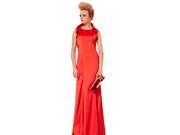 Coniefox Sleeveless A Line Sleeveless Evening Dress Size XXL Color Red