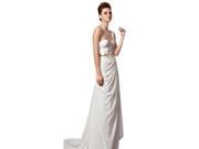 Coniefox New Arrival One Shoulder Sweetheart Dress Size XXL Color White