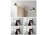 Bathroom Accessory Sets Inlcude 4pcs Hooks 1pc Towel Bar