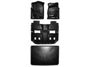 All Weather Floor Mats Set and Cargo Liner SUBURBAN YUKON XL Bucket Seats Black