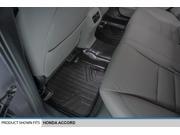 MAXFLOORMAT All Weather Custom Floor Mats Liner Second Row ACCORD Sedan Black