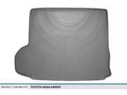 MAXTRAY All Weather Custom Fit Cargo Liner Mat for HIGHLANDER Gray