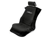 Seat Armour Universal Black Seat Towel Seat Cover With Challenger Logo
