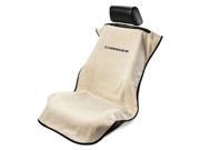 Seat Armour Universal Tan Seat Towel Seat Cover With Charger Logo