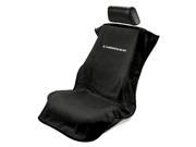 Seat Armour Universal Black Seat Towel Seat Cover With Charger Logo