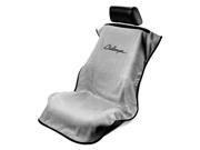 Seat Armour Universal Grey Seat Towel Seat Cover With Challenger Logo