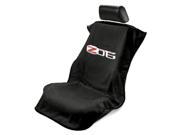 Seat Armour Universal Black Seat Towel Seat Cover W Corvette Z06 Logo