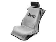 Seat Armour Universal Grey Seat Towel Seat Cover With Jeep Logo
