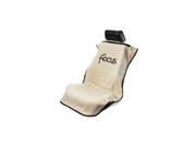 Seat Armour Universal Tan Seat Towel Seat Cover With Ford Focus Logo