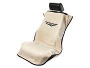 Seat Armour Universal Tan Seat Towel Seat Cover With Chrysler Logo