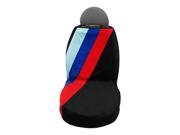 Seat Armour Universal Black Seat Towel Seat Cover W BMW 3 Stripe Logo