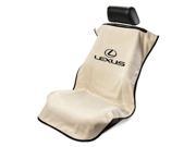 Seat Armour Universal Tan Seat Towel Seat Cover With Lexus Logo