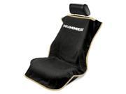 Seat Armour Universal Black Seat Towel Seat Cover With Hummer Logo
