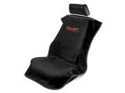 Seat Armour Universal Black Seat Towel Seat Cover With GMC Logo