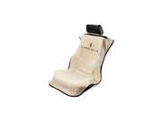 Seat Armour Universal Tan Seat Towel Seat Cover With Lincoln Logo