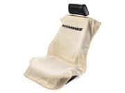 Seat Armour Universal Tan Seat Towel Seat Cover With Hummer Logo